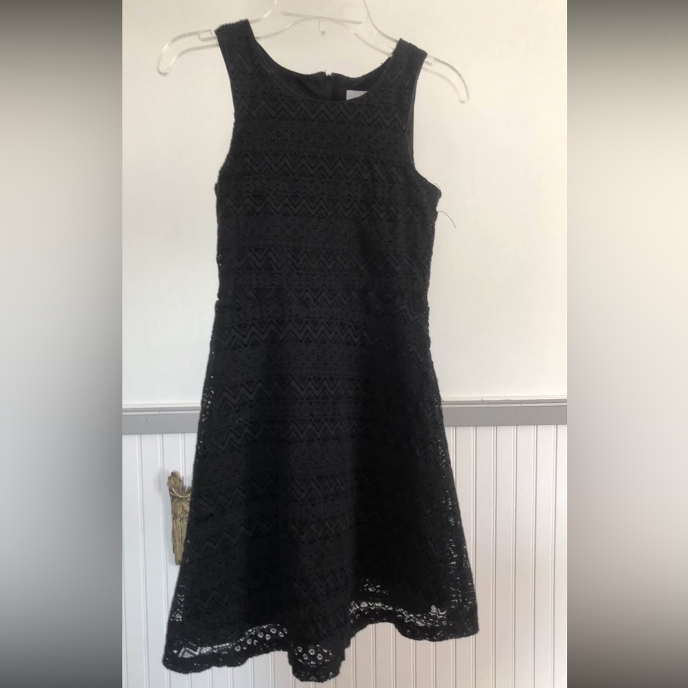 The Children's Place Black Lace Dress Sz 10/12